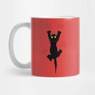 Cat grabing with claws Mug